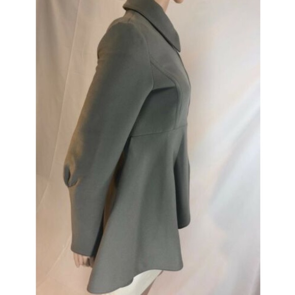 Yves Saint Laurent Womens Coat Green Wool  Sz 38 - Picture 2 of 8
